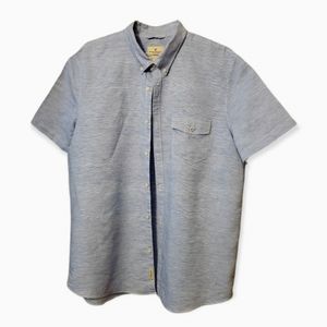 American Eagle Mens Button Up Resort Shirt Button Down Short Sleeve Shirt XXL